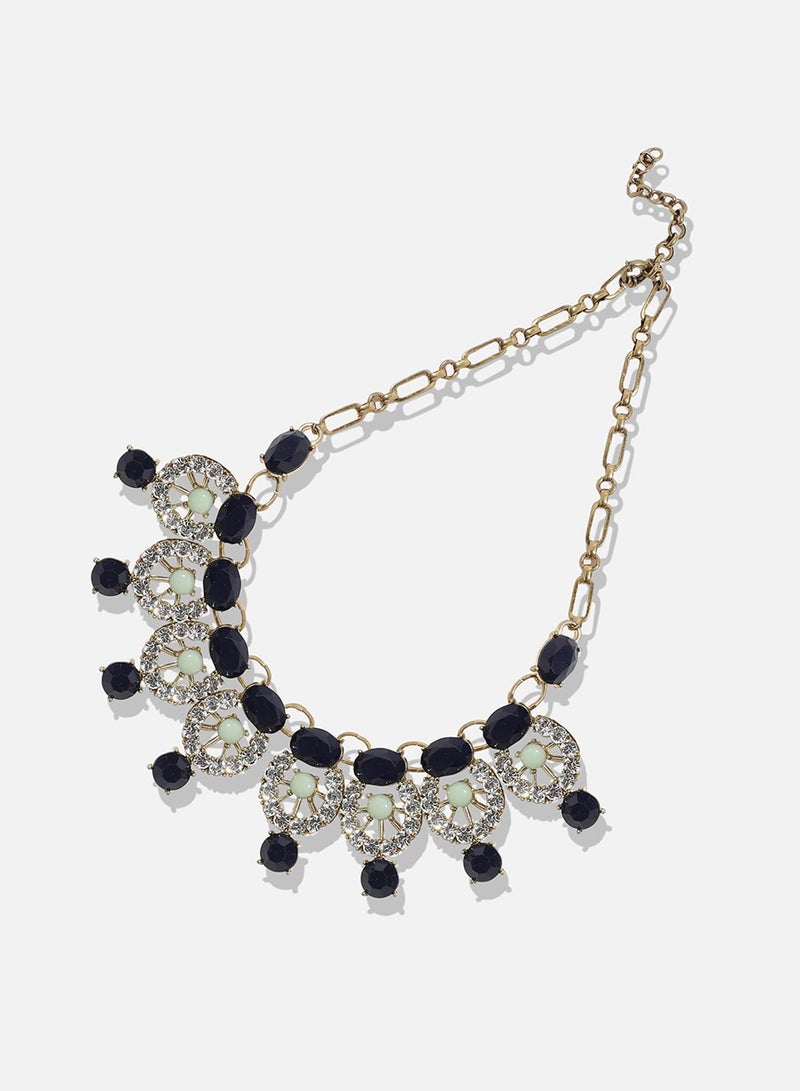 SOHI Designer Statement Stone Artificial Necklace Jewellery  - Image 2