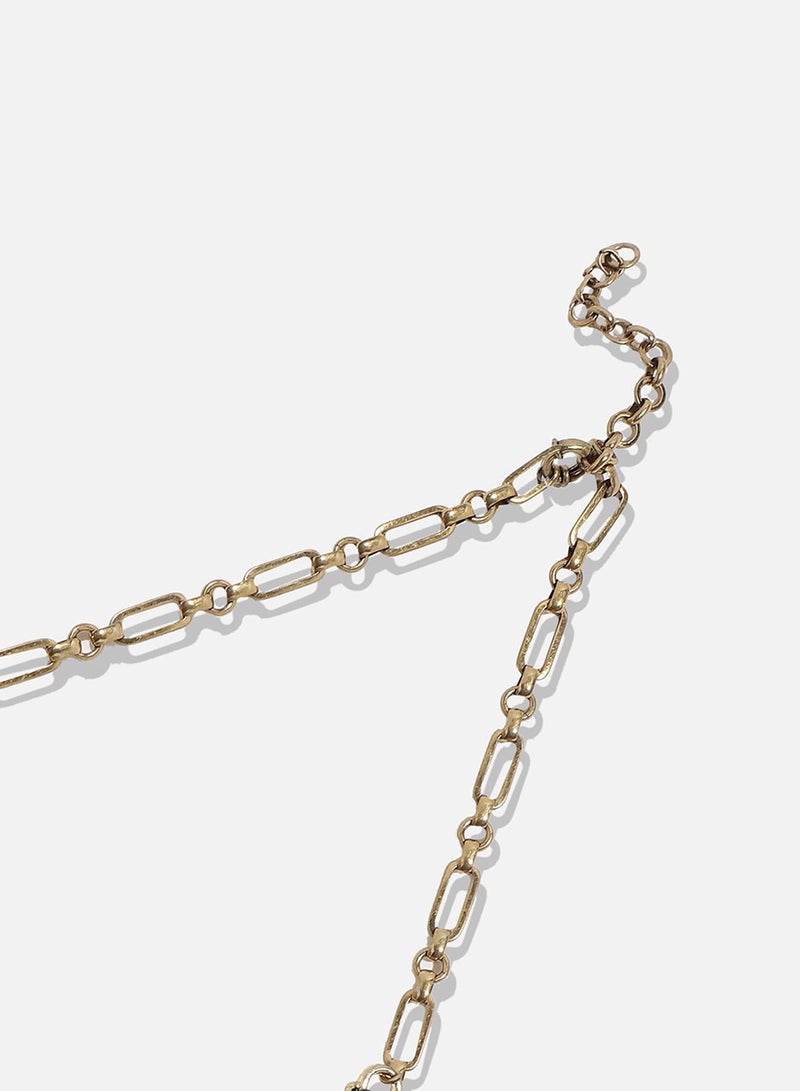 SOHI Designer Statement Stone Artificial Necklace Jewellery  - Image 5