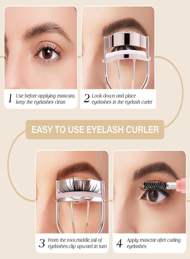 Cut it 3-in-1 Eyelash Curler Set w/3 Replacement Pads (Soft/Medium/Firm) - Professional Lash Curler for Natural, Fake, Curly or Straight Lashes, Suitable for Professional Salon or Home Use - Image 4