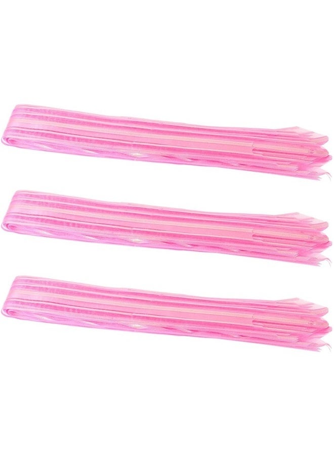 Generic 20 Pack Pink Pull Bows for Gift Wrapping, Large 50mm Organza Pulled Bow for  Birthday Present Decor Bouquet Boxes Hampers Flower Wedding Gift Baskets Ties  - Image 5