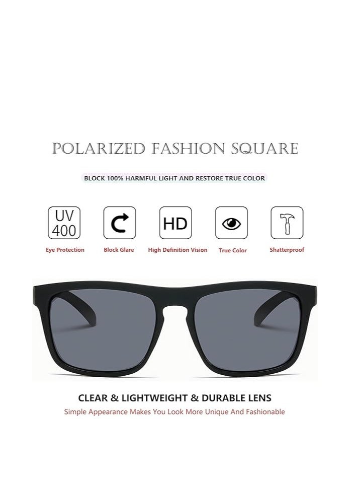 Generic Classic Polarized Sunglasses for Men Women Retro 100% UV Protection Driving Sun Glasses  - Image 3