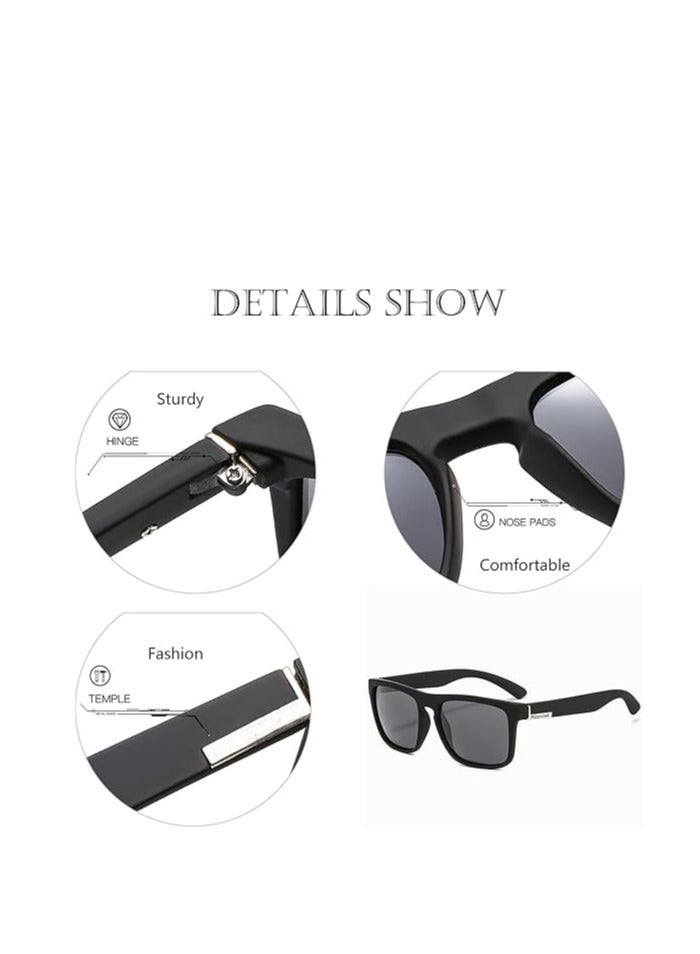Generic Classic Polarized Sunglasses for Men Women Retro 100% UV Protection Driving Sun Glasses  - Image 4