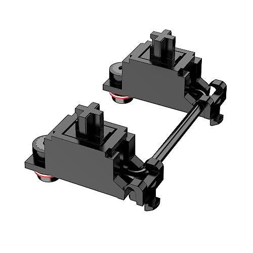 DUROCK Stabilizer V3, Screw in Stabilizers with 2u 6.25u 7u Wires, PCB Mount Keyboard Stabilizers for Mechanical Keyboards (V3 Nero 80% Kit) - Image 2