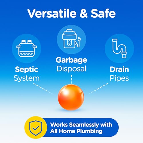 COMPAC HOME Plink Garbage Disposal Cleaner and Deodorizer, Air Fresheners for Garbage Disposal, Orange Scent, Home Cleaning Products for Kitchen Sink and Clogged Drains, 20 Count (Pack of 1) - Image 5