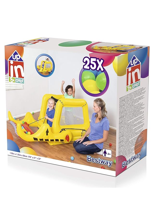 بست واي 1.98MX 1.05MX 84 سم جرافة 25 حفرة كرات 1.98MX 1.05M - Image 3