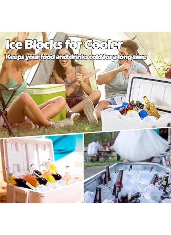 HOOKOR - Extra Large Ice Block Mold,2 Pack 4.7lbs Ice Cubes for Cold Plunge or Coolers,Reusable Silicone Ice Molds for Ice Bath Chiller,Big Ice Tray (Black) - Image 1