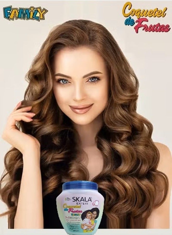 Skala Expert 2 in 1 Family Fruit Cocktail Hair Treatment Conditioning Cream 1000g - Image 3