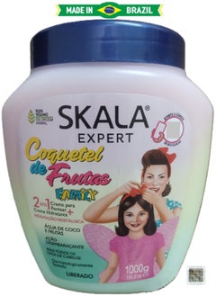 SKALA Skala Expert 2 in 1 Family Fruit Cocktail Hair Treatment Conditioning Cream 1000g  - Image 1