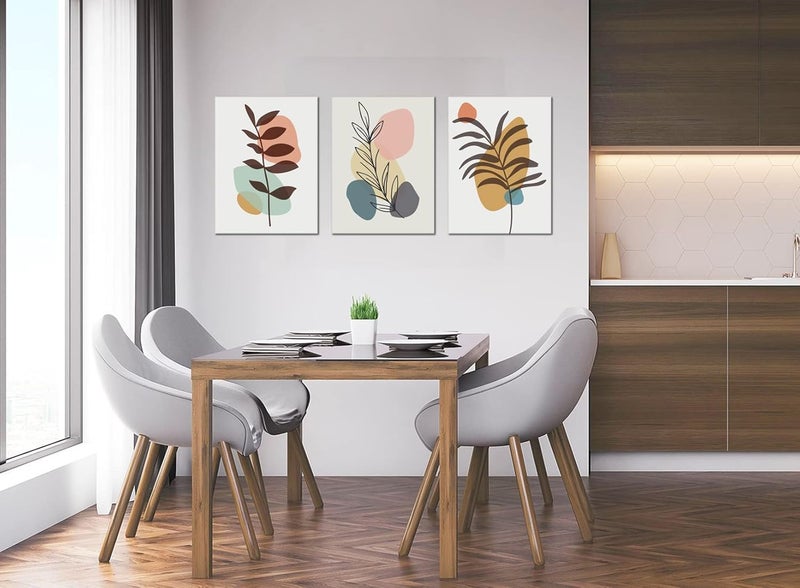 Faxiasho Boho Leaf Canvas Prints - 3 Panels - Image 5