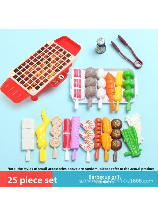 Children's Play Kitchen Toy Suit Boys' And Girls' Simulation Cooking Rice Stir-fry Cutting Fruit Kitchenware