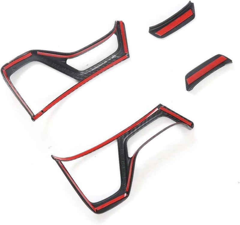 Wivplex Carbon Fiber Steering Wheel Cover Trim for Mitsubishi - Image 4