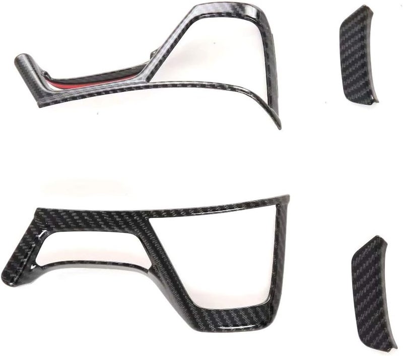 Wivplex Carbon Fiber Steering Wheel Cover Trim for Mitsubishi - Image 2
