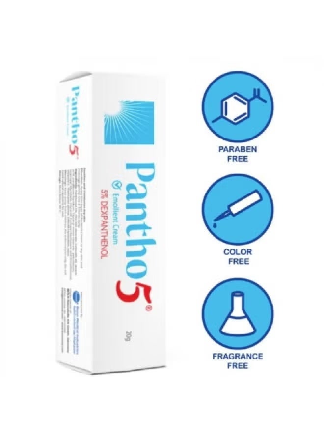 Cream Panto 5 Moisturizing Cream for Dry Skin 20g - Image 2