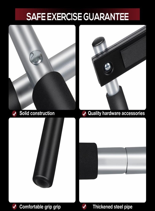 GYE Doorway Pull Up Bar for Home Gym, Adjustable Width, Heavy-Duty Steel，Max Limit 440 lbs Upper Body Fitness Workout Bar with Foam Grips，Indoor Portable Upper Body Workout Bar for Strength Training - Image 2