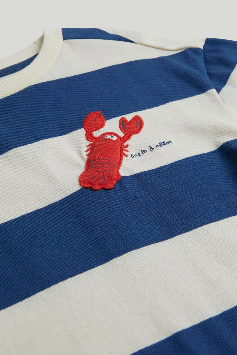 مذركير تيشيرت سرطان البحر مخطط