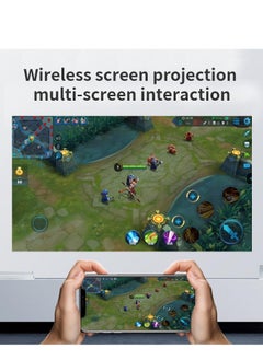 ELTRAZONE Q1 Portable Video Projector – 1080P Android Projector with WiFi, Bluetooth, and Tripod (White)  - Image 4