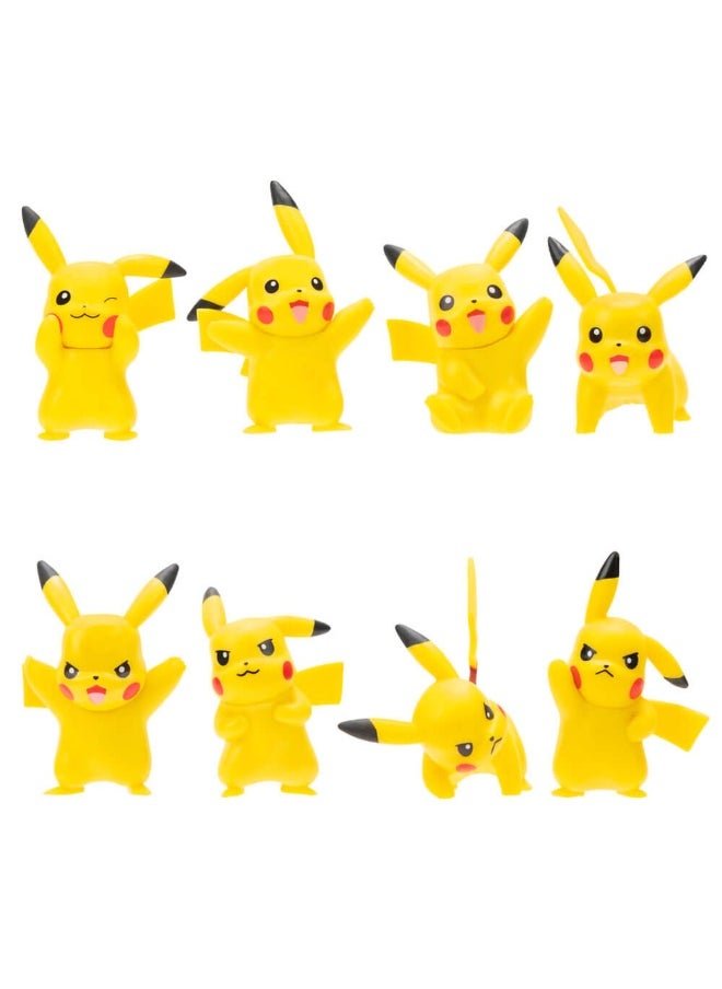 Pokemon Battle Pikachu Figure (8 Pack)  - Image 1