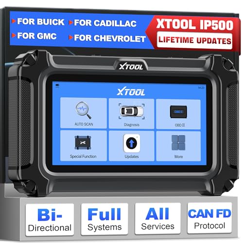 XTOOL XTOOL IP500 OBD2 Scanner for GM, Full System Car Diagnostic Scanner for Buick/Chevrolet/Cadillac/GMC, OBD2 Scan Tool with Bi-Directional and All Services, Full OBD2 Car Code Reader with Free Update - Image 1