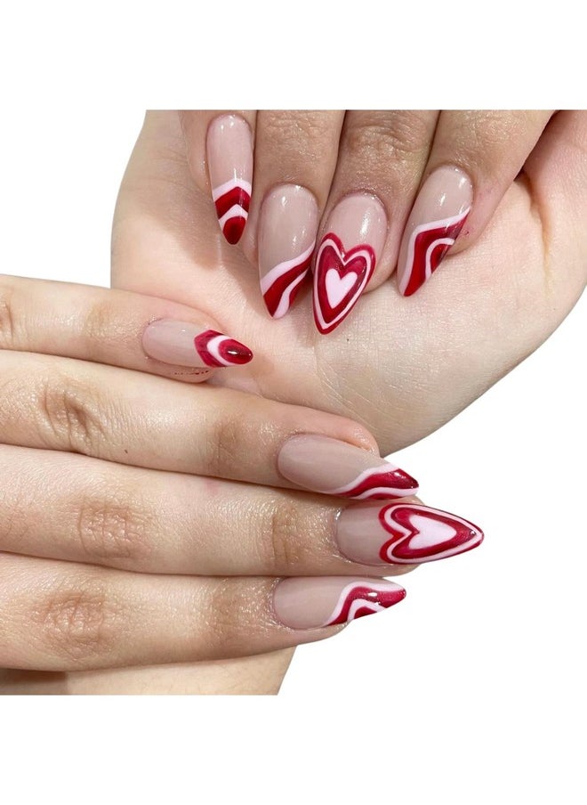 نابولوس أطراف أظافر لوزية متوسطة الحجم من NABulous Nails - 600 قطعة مسبقة التشكيل مزدوجة 5، 6 مقاسات تغطية كاملة أطراف جل أظافر صناعية أطراف أظافر اضغط على الأظافر لتمديد الأظافر DIY صالون  - Image 1