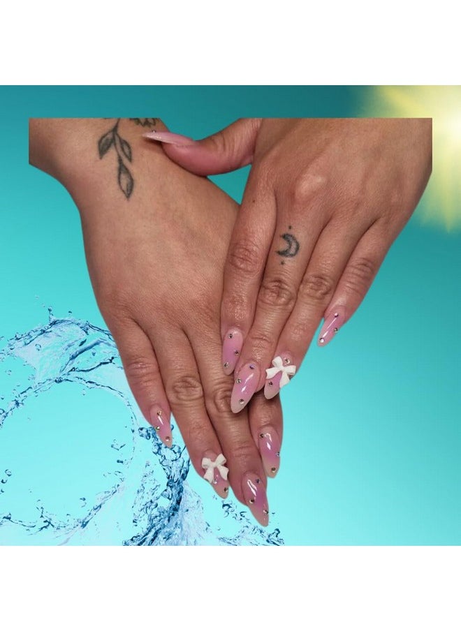 نابولوس أطراف أظافر لوزية متوسطة الحجم من NABulous Nails - 600 قطعة مسبقة التشكيل مزدوجة 5، 6 مقاسات تغطية كاملة أطراف جل أظافر صناعية أطراف أظافر اضغط على الأظافر لتمديد الأظافر DIY صالون  - Image 5