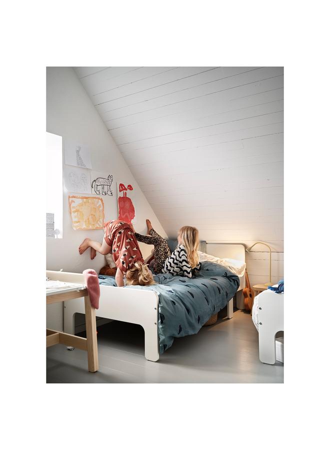 Zaboon Duvet cover and pillowcase, car pattern/blue, 150x200/50x80 cm - Image 5