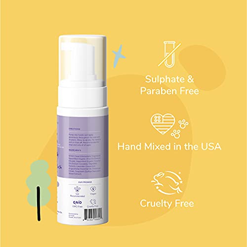 kin+kind Waterless Dry Shampoo for Dogs - Rinse-Free, Eliminate Itch and Odor, Natural Formula with Witch Hazel, Coconut Oil, Olive Oil and Lavender - Made in USA - Image 3