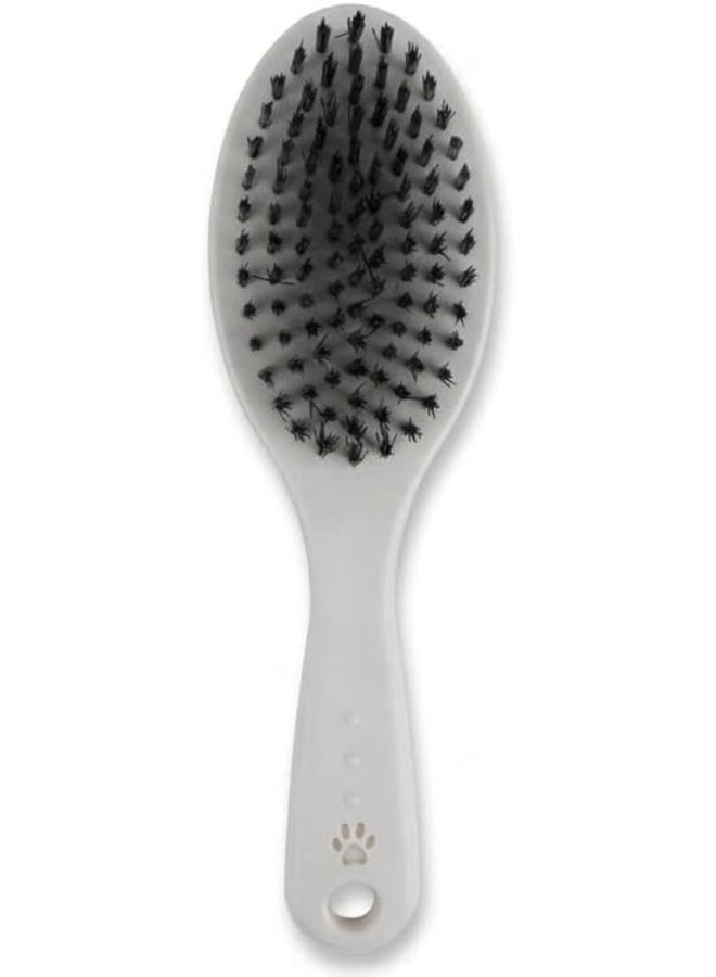 DAISO Dog Grooming Brush | White | Pet Deshedding Tool for Removing Loose Hair & Tangles - Image 2