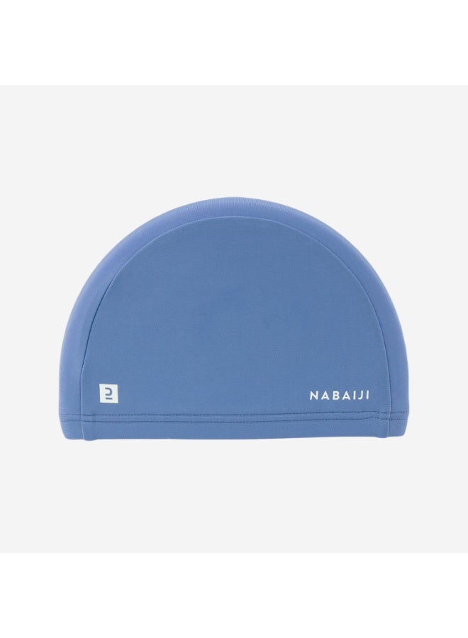 نابايجي قبعة سباحة شبكية - قبعة سباحة صغيرة الحجم من القماش قابلة للتهوية للأطفال والمراهقين (أزرق) - Image 1