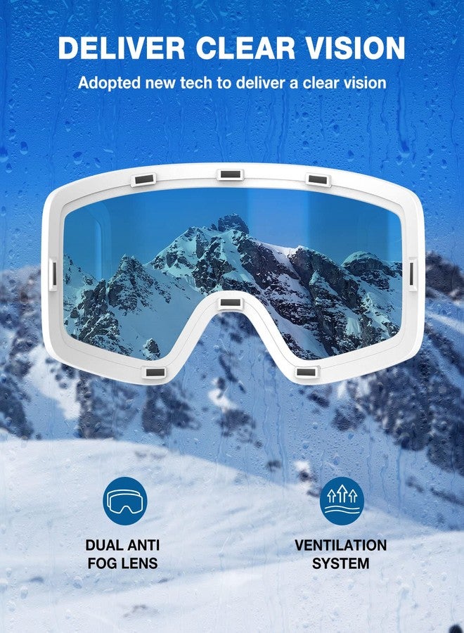 ZIONOR Ski Goggles, X12 100% OTG Snow Goggles Detachable Lens for Men Women Adult - Image 5