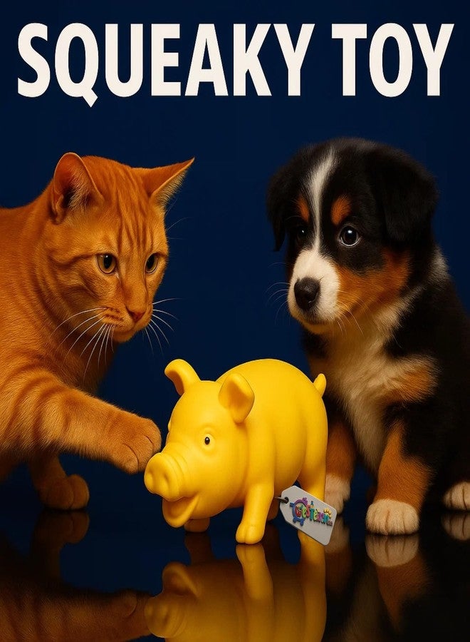 ويستيرن إرا لعبة خنزير تصدر صوتاً عند الضغط عليها، مستوحاة من العصر الغربي | لعبة خنزير وردية متينة مصنوعة من اللاتكس للكلاب | ناعمة وقابلة للمضغ وتصدر صوتاً حيوانياً | مثالية للعب التفاعلي، وجلب الأشياء، والتدريب | تصميم مرح مستوحى من حيوانات المزرعة، مناسب للجراء والكلاب البالغة - Image 2