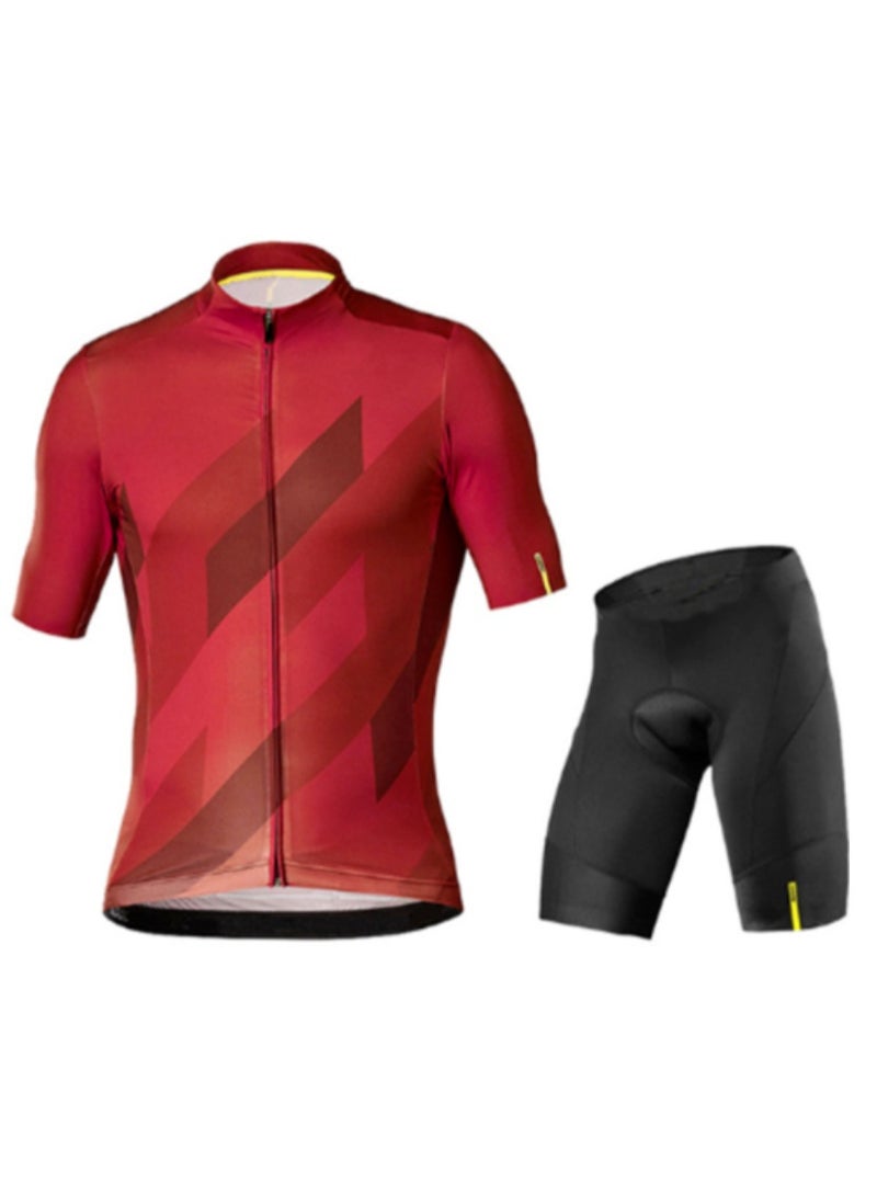 KUYING GR New Summer Outdoor Sunscreen Moisture Absorption Quick Drying Bicycle Women's Cycling Clothing Set  - Image 1