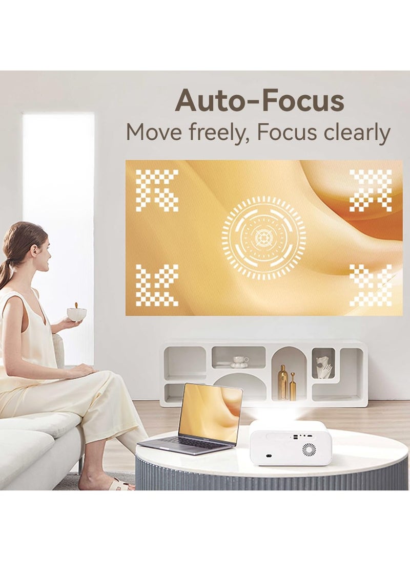 wanbo - X5 Full HD Native 1080P, 1100 ANSI | Projector For Home Android 9.0 Quad Core CPU (1GB +16GB) | Fully Automatic | 10W Speaker | WiFi 6, Dual Bluetooth (In-Out) | Outdoor Cinema - Image 1
