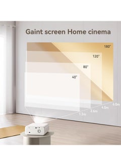 wanbo X5 Full HD Native 1080P, 1100 ANSI | Projector For Home Android 9.0 Quad Core CPU (1GB +16GB) | Fully Automatic | 10W Speaker | WiFi 6, Dual Bluetooth (In-Out) | Outdoor Cinema  - Image 5