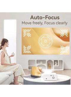 wanbo X5 Full HD Native 1080P, 1100 ANSI | Projector For Home Android 9.0 Quad Core CPU (1GB +16GB) | Fully Automatic | 10W Speaker | WiFi 6, Dual Bluetooth (In-Out) | Outdoor Cinema  - Image 4