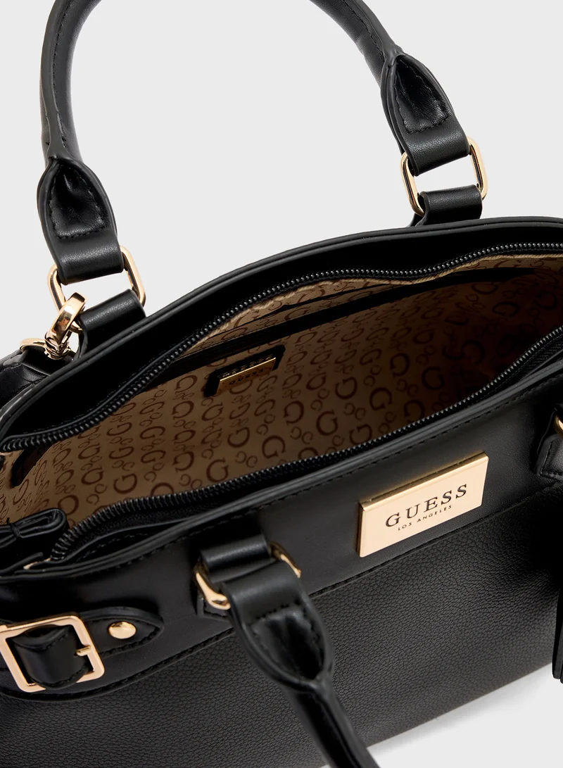 GUESS Hayworth Small Structured Satchel