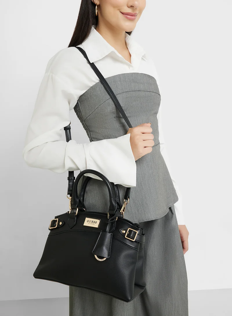 GUESS Hayworth Small Structured Satchel