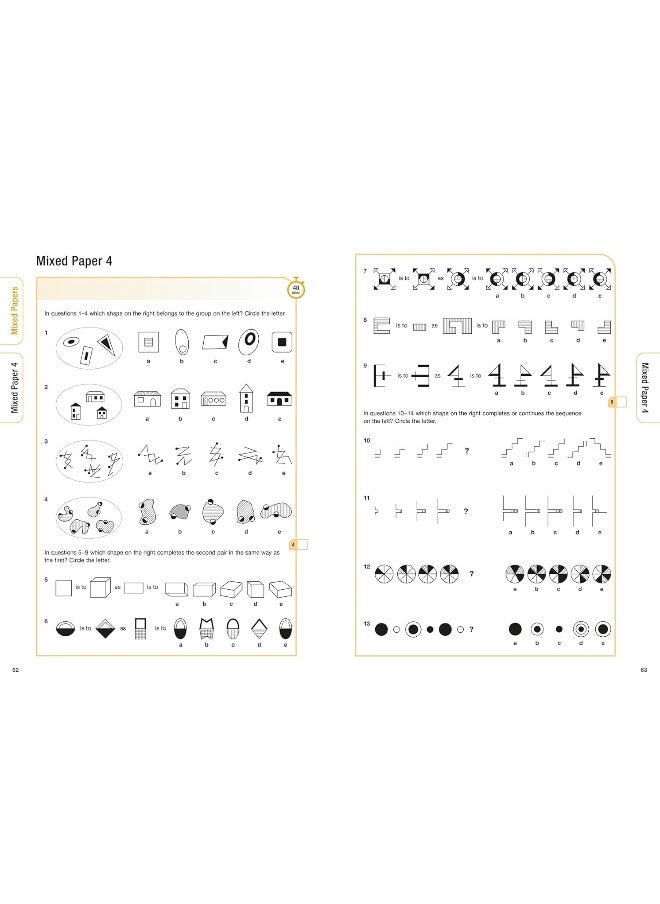 Bond 11+: Bond 11+ Non-verbal Reasoning Assessment Practice 10-11+ Years Book 1  - Image 4
