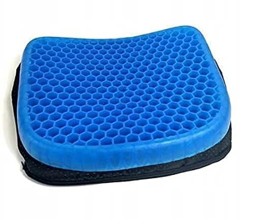 Ncry Egg Gel Seat Cushion Breathable Gel Cushion Chair Pads with NonSlip Cover for Home Office Car Wheelchair Honeycomb Design As Seen On TV1PCS - Image 1