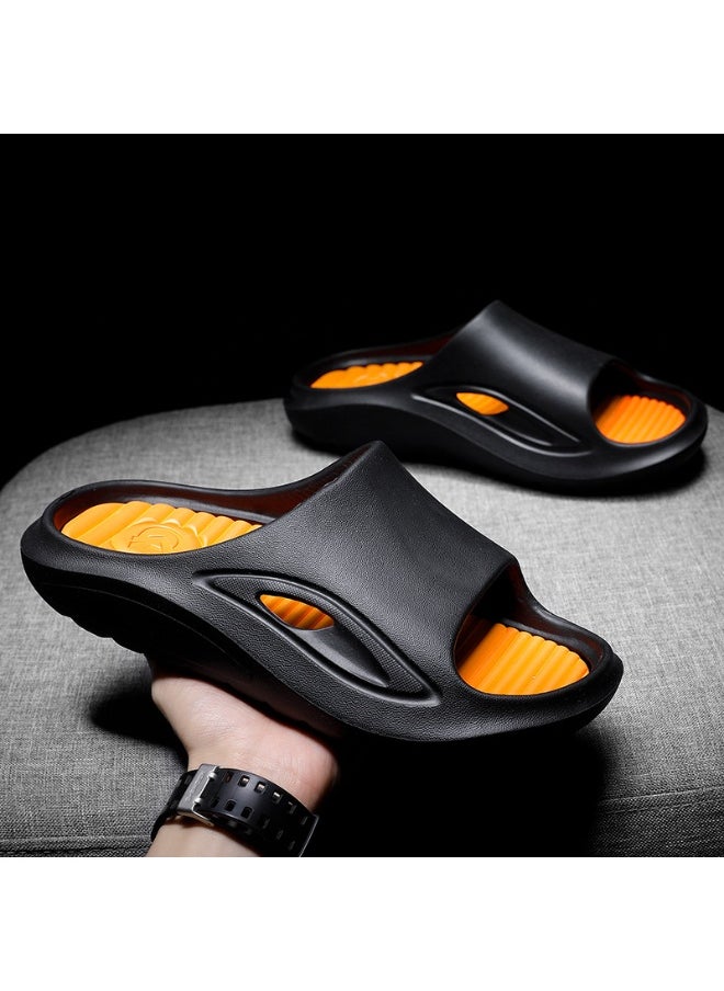 NIBEMINENT Men's Slippers Indoor Leisure Sports Couple Beach Shoes Summer Outdoor Anti Slip Thick Sole Designer Sandals for Men  - Image 2