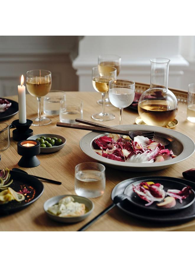 زبون طقم تقديم من قطعتين، لون الجوز، 31 سم - Image 4