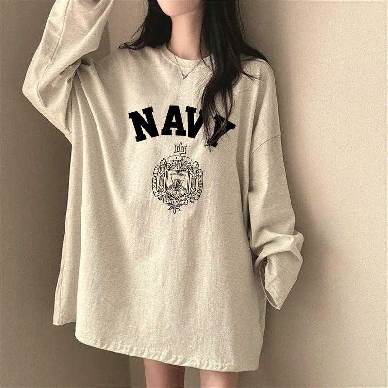 100% Pure Cotton Autumn Mid-Length Chubby Girl Plus Size T-Shirt Women'S Korean Style Loose Oversize Slim Look Trendy Top - Image 5