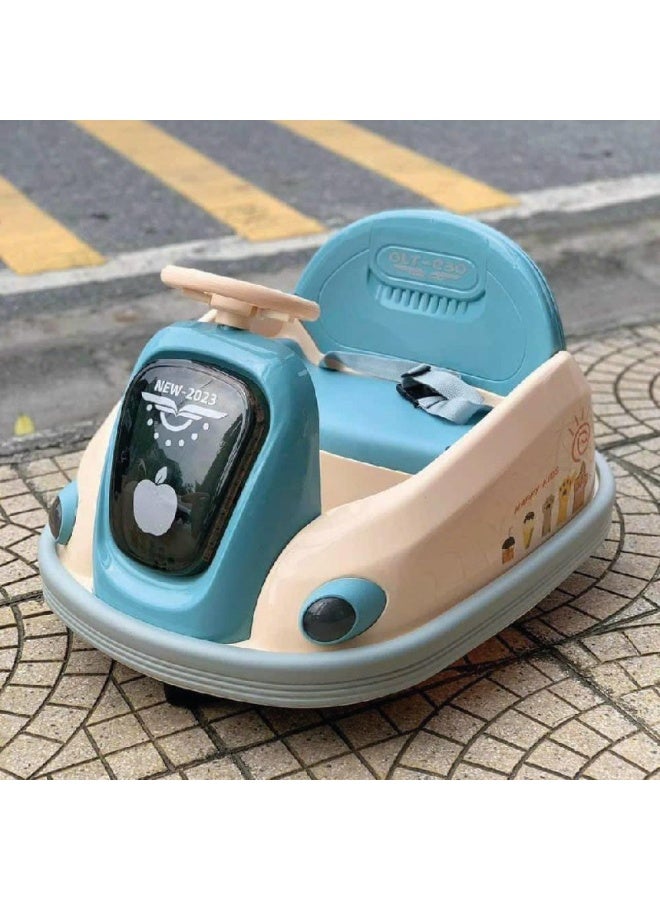 سيارة ركوب كهربائية للأطفال – سيارة تصادم 360 درجة مع أضواء LED، انجراف ممتع وأمان عالي - Image 1