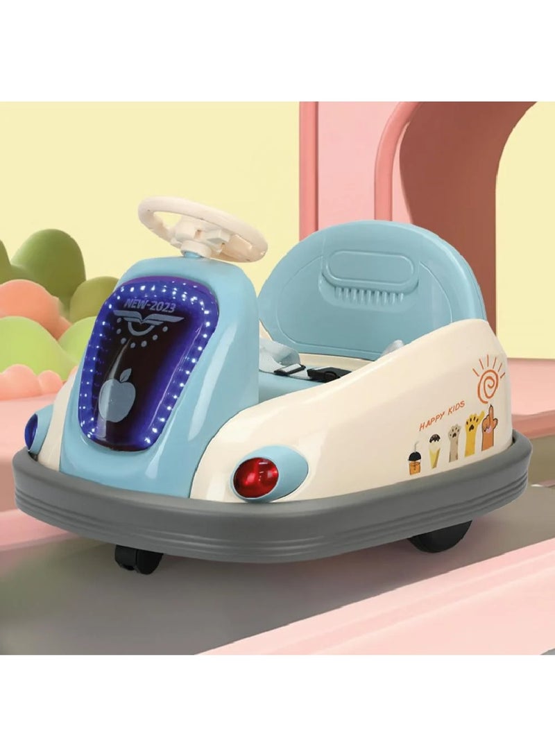 سيارة ركوب كهربائية للأطفال – سيارة تصادم 360 درجة مع أضواء LED، انجراف ممتع وأمان عالي - Image 2
