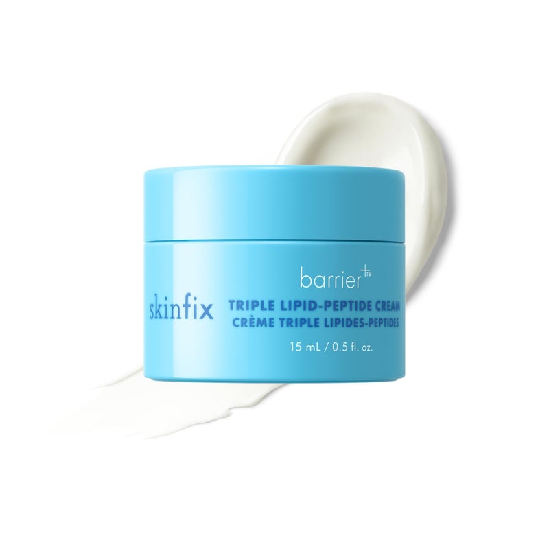 Skinfix Triple Lipid-Peptide Cream Mini - 0.5 oz - Rich Face Moisturizer with Hyaluronic Acid - Hydrates & Restores Dry, Sensitive Skin - Non-Comedogenic, Fragrance Free, Vegan, Cruelty Free - Image 1