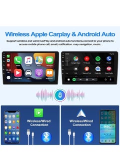 RAYMOS Android Car Stereo for Hyundai I10 2013-2019 4GB RAM With Wireless Apple CarPlay Android Auto Fast Interface Quick Boot Touchscreen GPS Radio with Navi WiFi FM RDS EQ SWC Backup Camera  - Image 3