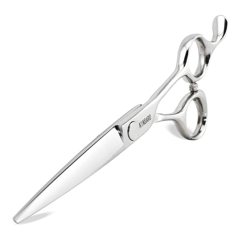 KINSARO Professional Hair Cutting Scissors Barber Hair Shears Haircut 6 Inch 440c Haircut Shears Hairdresser Scissors KINSARO for Hairdresser Barber or Home Use - Image 1
