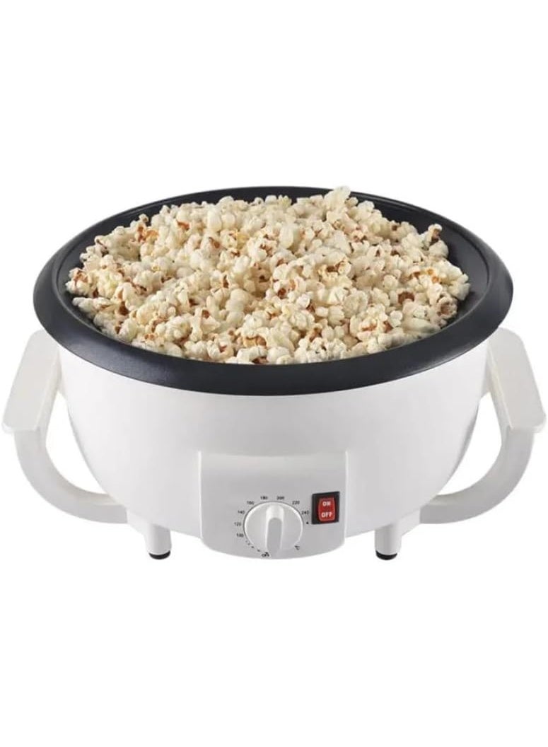 دينكس محمصة قهوة وصانعة فشار - جهاز مزدوج الوظائف بقوة 800 واط مع إيقاف تشغيل تلقائي، تصميم مقاوم للحرارة، سعة كبيرة - DX3422 - Image 3