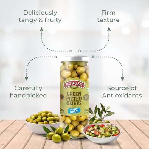 Borges Green Pitted Olives, 450g - Image 5
