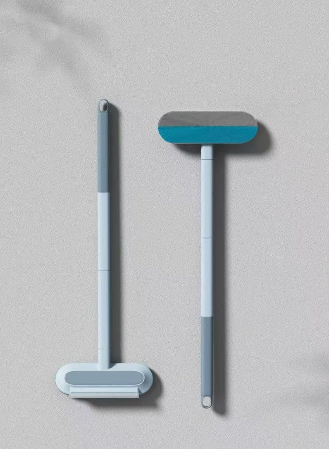 4-in-1 Pet Hair Remover Brush for Cats & Dogs, Long Handle Lint Roller, Silicone Scraper, Gap Brush & Soft Fur Catcher, Multi-Surface Cleaner for Bed, Sofa, Carpet, Clothes - Image 1