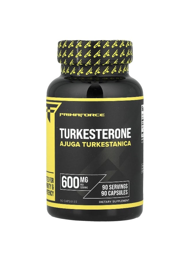 Primaforce Primaforce, Turkesterone, 600 mg, 90 Capsules  - Image 1